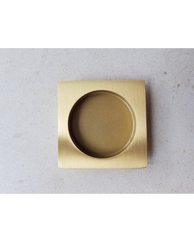 Maniglia per porta scorrevole sobria MANDELLI 1108T maniglia design colore 1 montata su placca