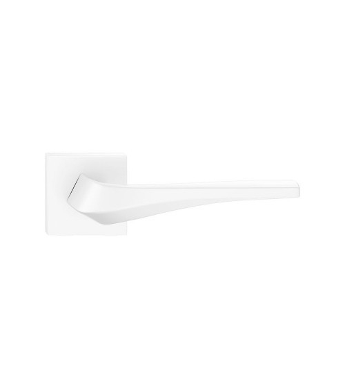 Maniglia per porta moderna FLOW quadrata in zamak - maniglia design