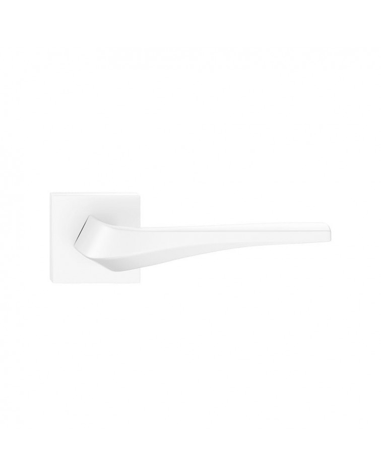 Maniglia per porta moderna FLOW quadrata in zamak - maniglia design