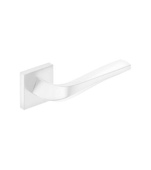 Maniglia per porta moderna FLOW quadrata in zamak - maniglia design