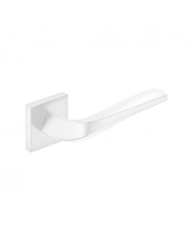 Maniglia per porta moderna FLOW quadrata in zamak - maniglia design