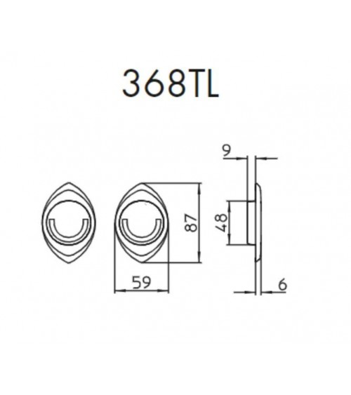 Maniglia per porta scorrevole chic MANDELLI 368TL maniglia design