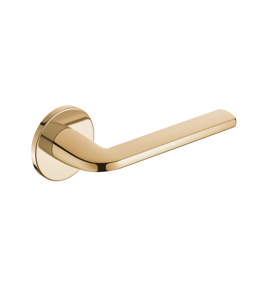 Maniglia per porta oro lucido Scandi slim ferramenta design