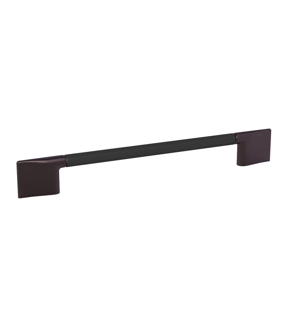 Maniglia per mobile anodizzato nero/titanio REMO striata maniglia design