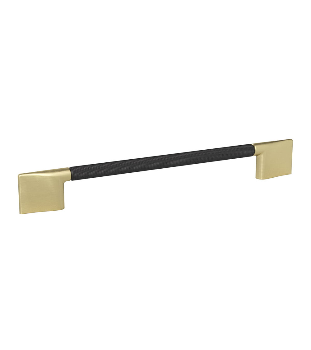 Maniglia per mobile anodizzata nera/oro opaco REMO texturizzata maniglia design