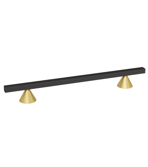 Maniglia per mobile anodizzata oro/nero opaco CERT maniglia design