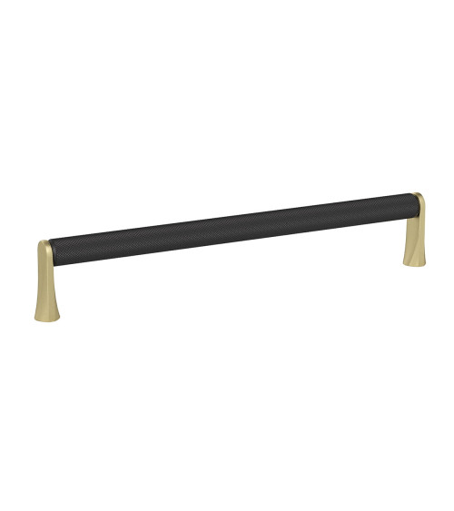 Maniglia per mobile anodizzata nera/oro opaco NATALE texturizzata design