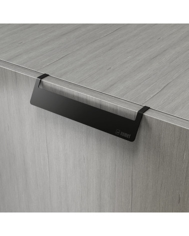 Maniglia per mobile nero opaco PRATO-2 maniglia design