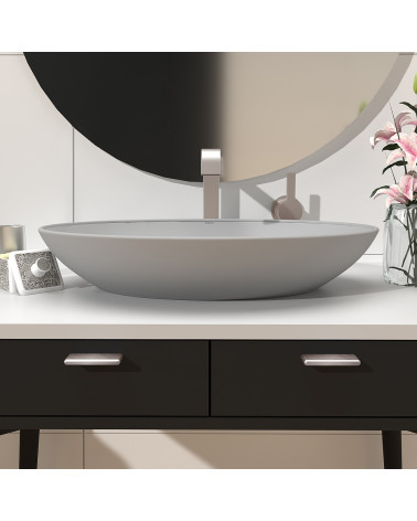 Maniglia per mobile acciaio inossidabile NOX-1 maniglia design montata su un mobile da bagno