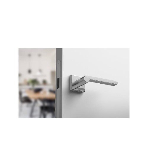 Maniglia per porta cromo lucido Pandora ferramenta design