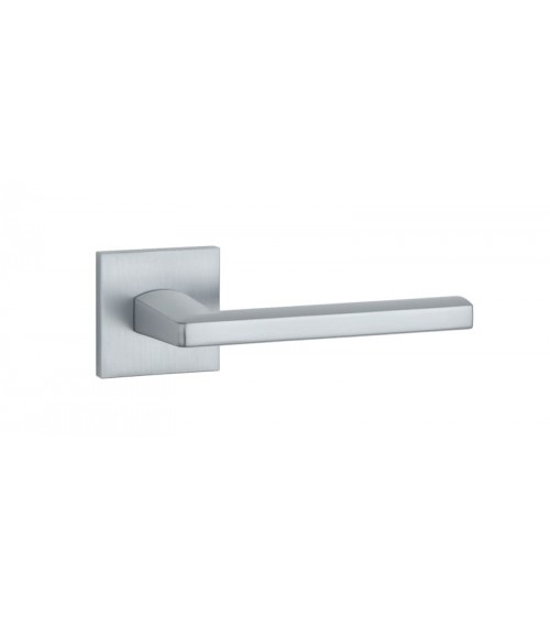 Maniglia per porta in cromo satinato PYROLA ferramenta design