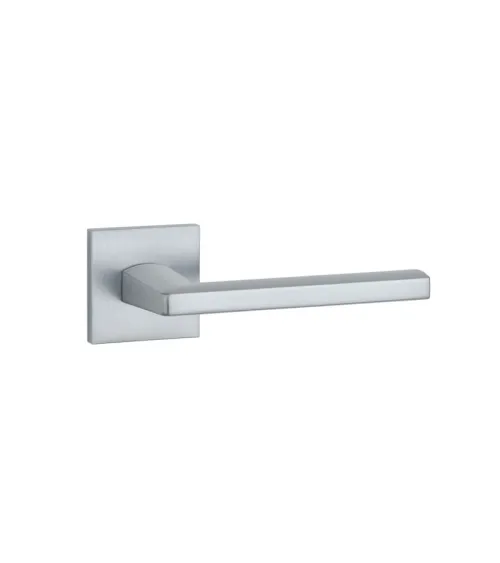 Maniglia per porta in cromo satinato PYROLA ferramenta design