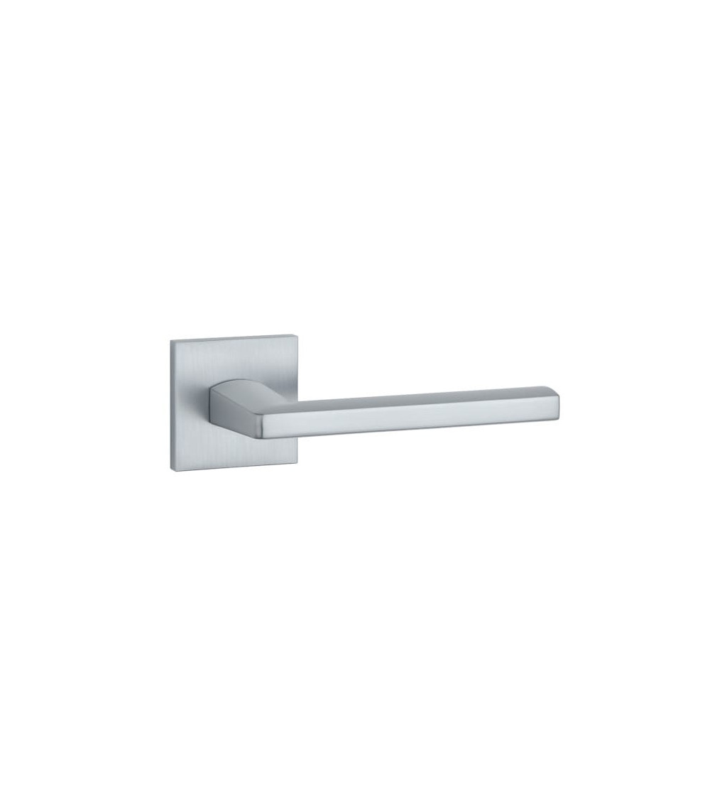 Maniglia per porta in cromo satinato PYROLA ferramenta design