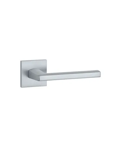 Maniglia per porta in cromo satinato PYROLA ferramenta design