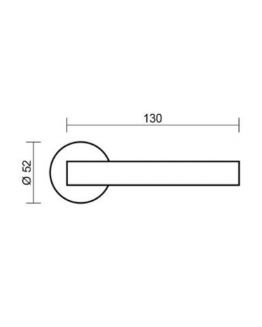 Maniglia per porta Nesh con dimensioni
