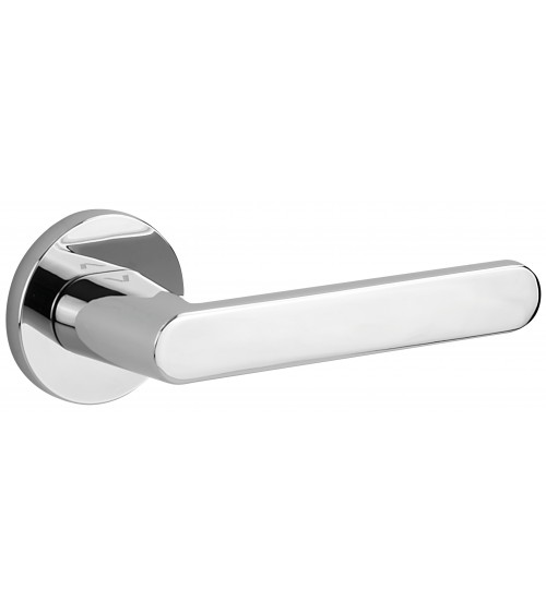 Maniglia per porta cromo lucido Nesh ferramenta design