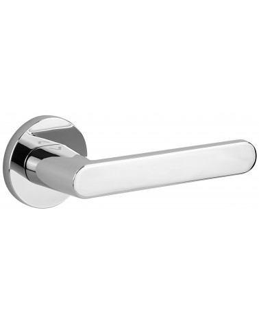 Maniglia per porta cromo lucido Nesh ferramenta design