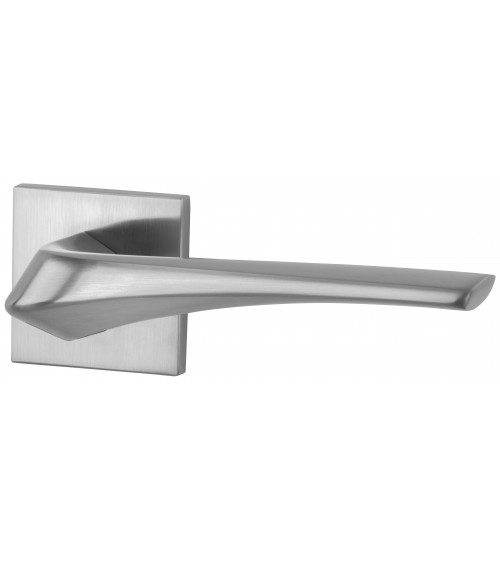 Maniglia per porta cromo satinato Heavy ferramenta design