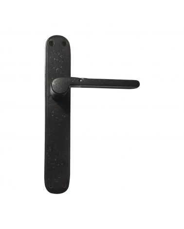 Maniglia per porta in oro lucido su placca in bronzo 1928 - maniglia design