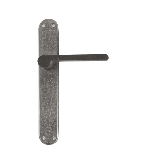 Maniglia di porta contemporanea su placca in bronzo 1928 - maniglia design