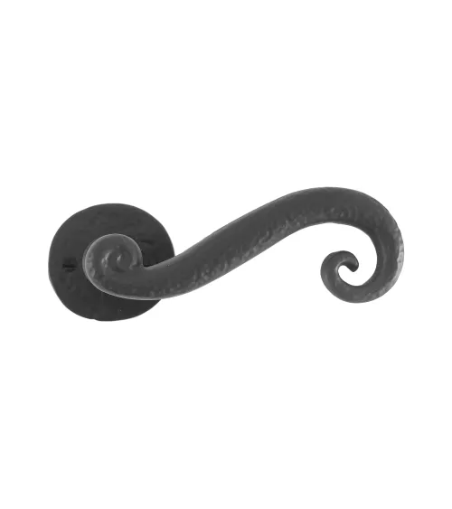 Maniglia per porta nera in ferro 271 - maniglia design