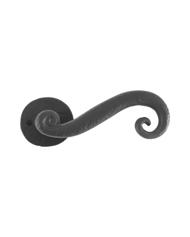 Maniglia per porta nera in ferro 271 - maniglia design