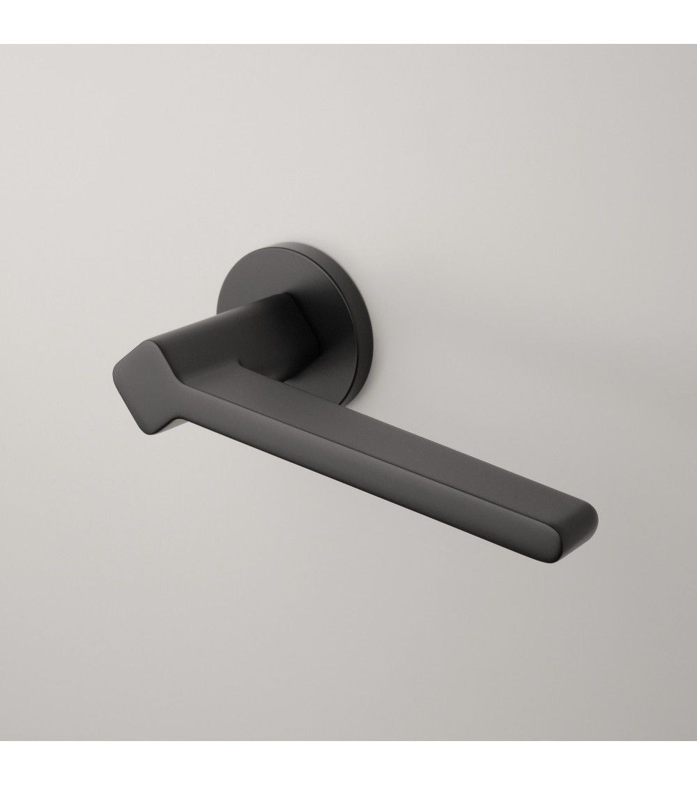 Maniglia per porta nera NINFEA ferramenta design