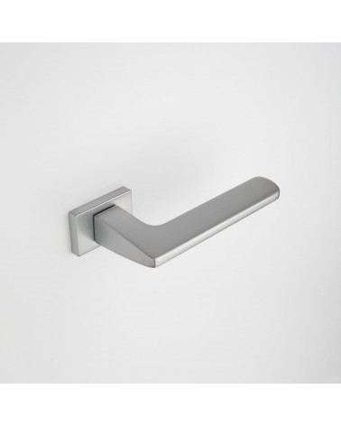 Maniglia per porta cromo satinato YUKA maniglia design vista dall'alto