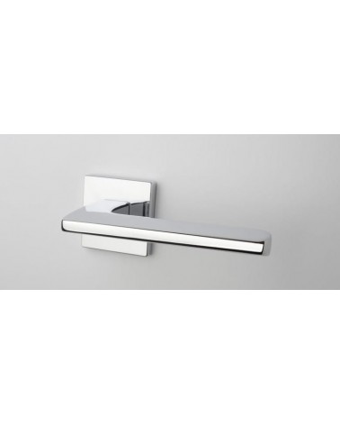 Maniglia per porta cromo lucido YUKA ferramenta design vista dal basso