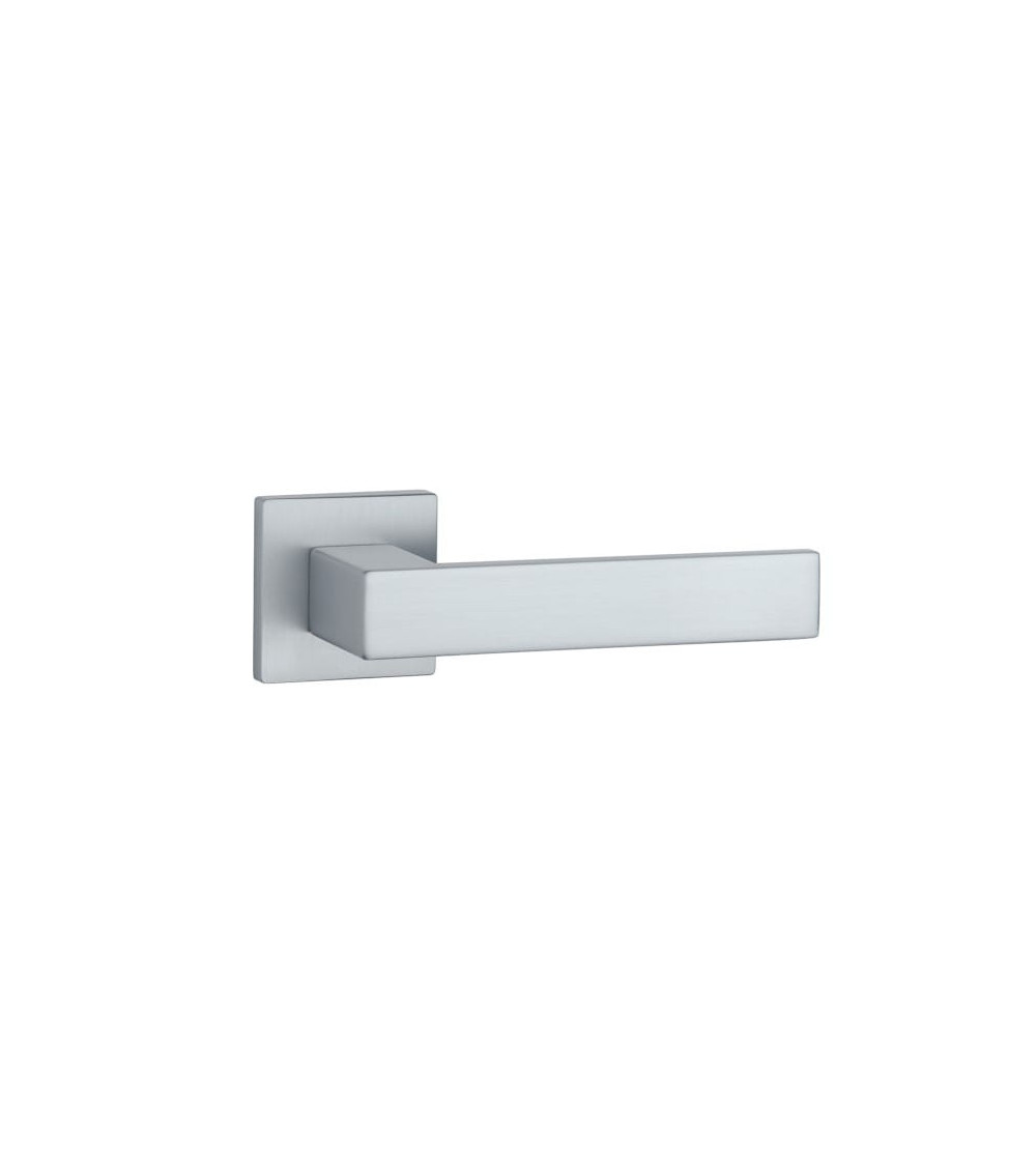 Maniglia per porta cromata satinata PINA design