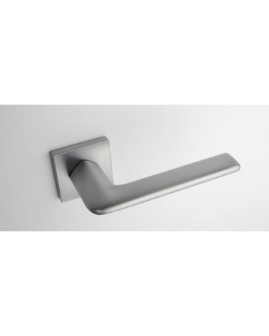 Maniglia per porta cromo satinato LILA maniglia design vista dall'alto