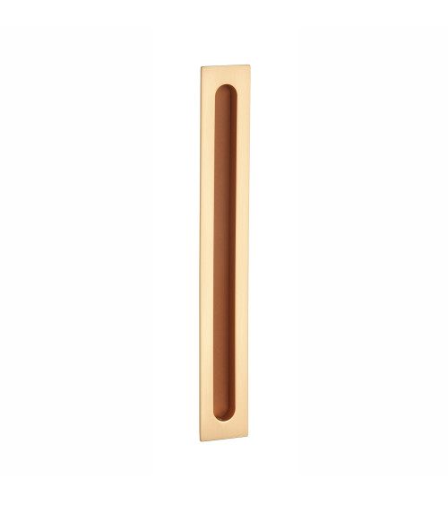 Maniglia per porta scorrevole oro opaco / pelle APRILE HD 239 maniglia design
