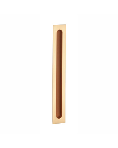 Maniglia per porta scorrevole oro opaco / pelle APRILE HD 239 maniglia design