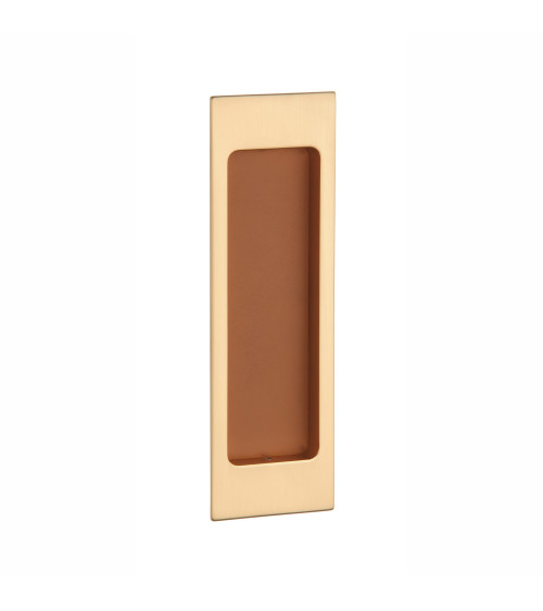 Maniglia per porta scorrevole oro opaco / pelle APRILE HD 240 maniglia design