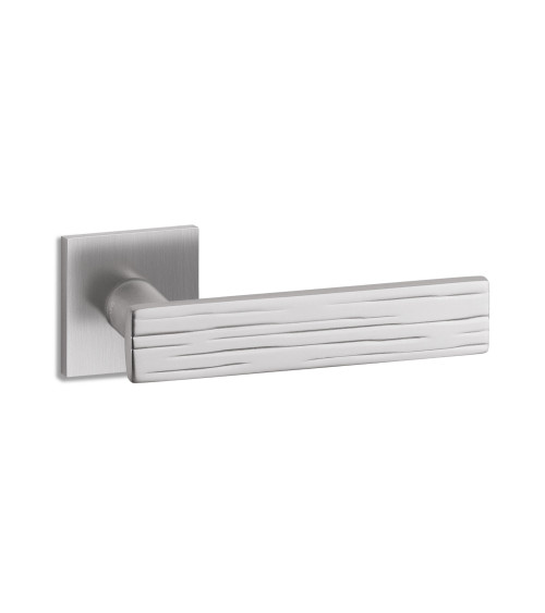 Maniglia per porta grafite Ento Wood ferramenta design