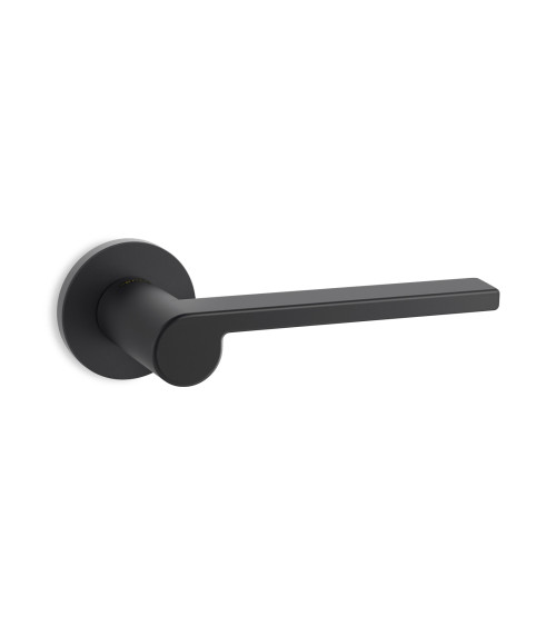 Maniglia per porta nera Ento Lev ferramenta design