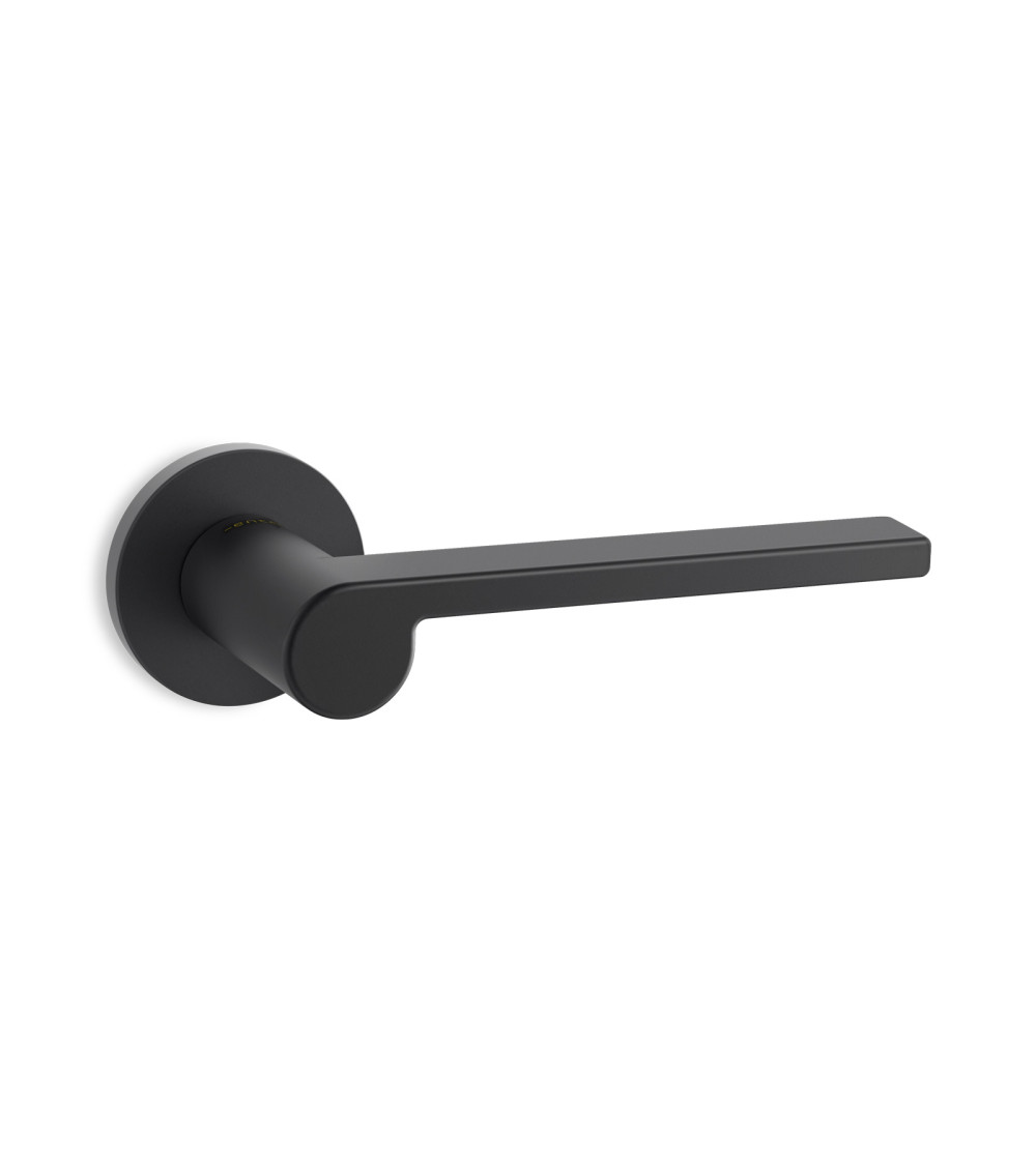 Maniglia per porta nera Ento Lev ferramenta design