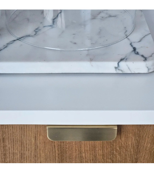 Maniglia per mobile oro opaco EDIT EDGE maniglia design