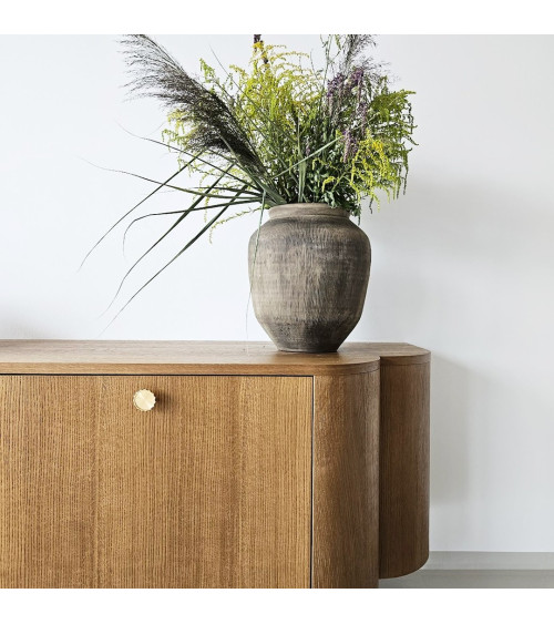 Appendiabiti da parete ottone Lexi - maniglia design
