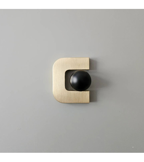 Maniglia per mobile in oro lucido ISA XS maniglia design