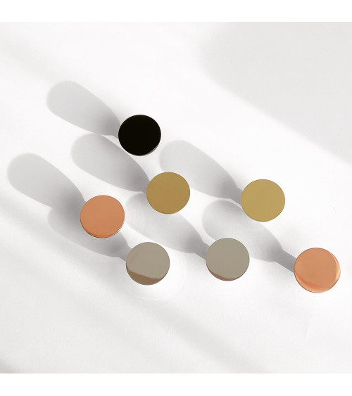 Pomolo per mobile oro opaco LUNA M design