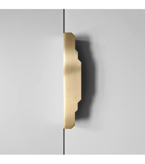 Maniglia per mobile in ottone spazzolato Karla Edge maniglia per camera da letto
