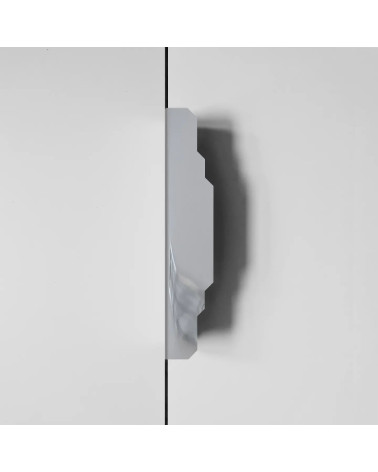 Maniglia per mobile cromo lucido KARLA CR maniglia design fissata verticalmente