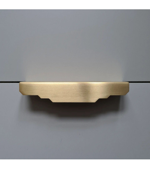 Maniglia per mobile in ottone spazzolato Karla Edge maniglia per camera da letto