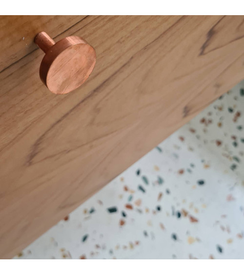 Pomolo per mobile in ottone NENA M design