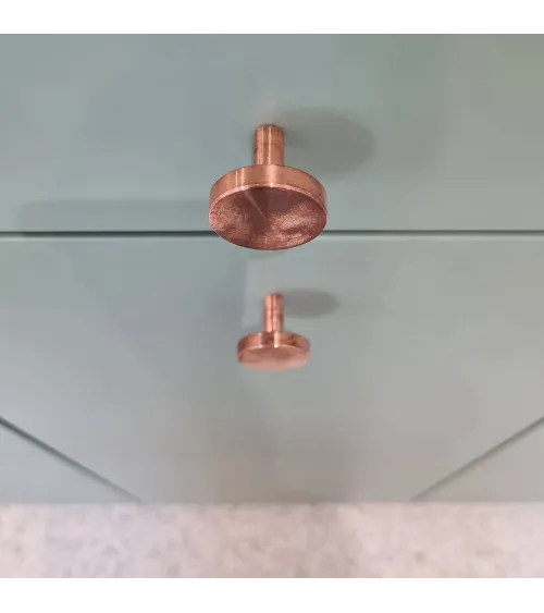 Pomolo per mobile in ottone NENA M design