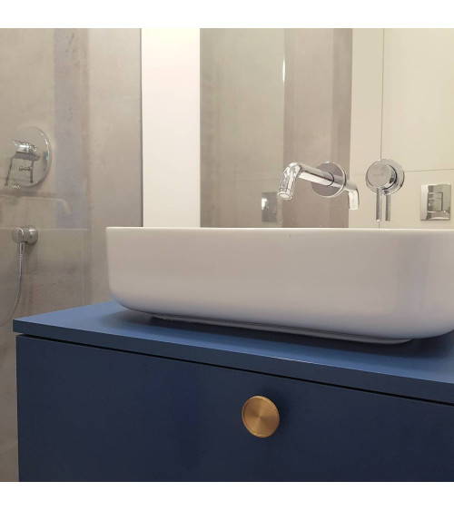 Pomello per mobile in ottone VERA S maniglia design