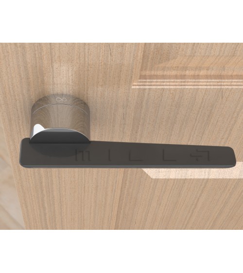 Maniglia per porta in zamak JUMELLE design