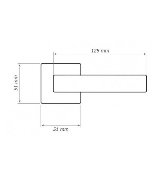 Maniglia per porta in alluminio DIUNA design