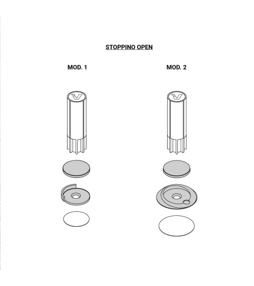 Fermaporta magnetico Verum Stoppino Open Mod.1